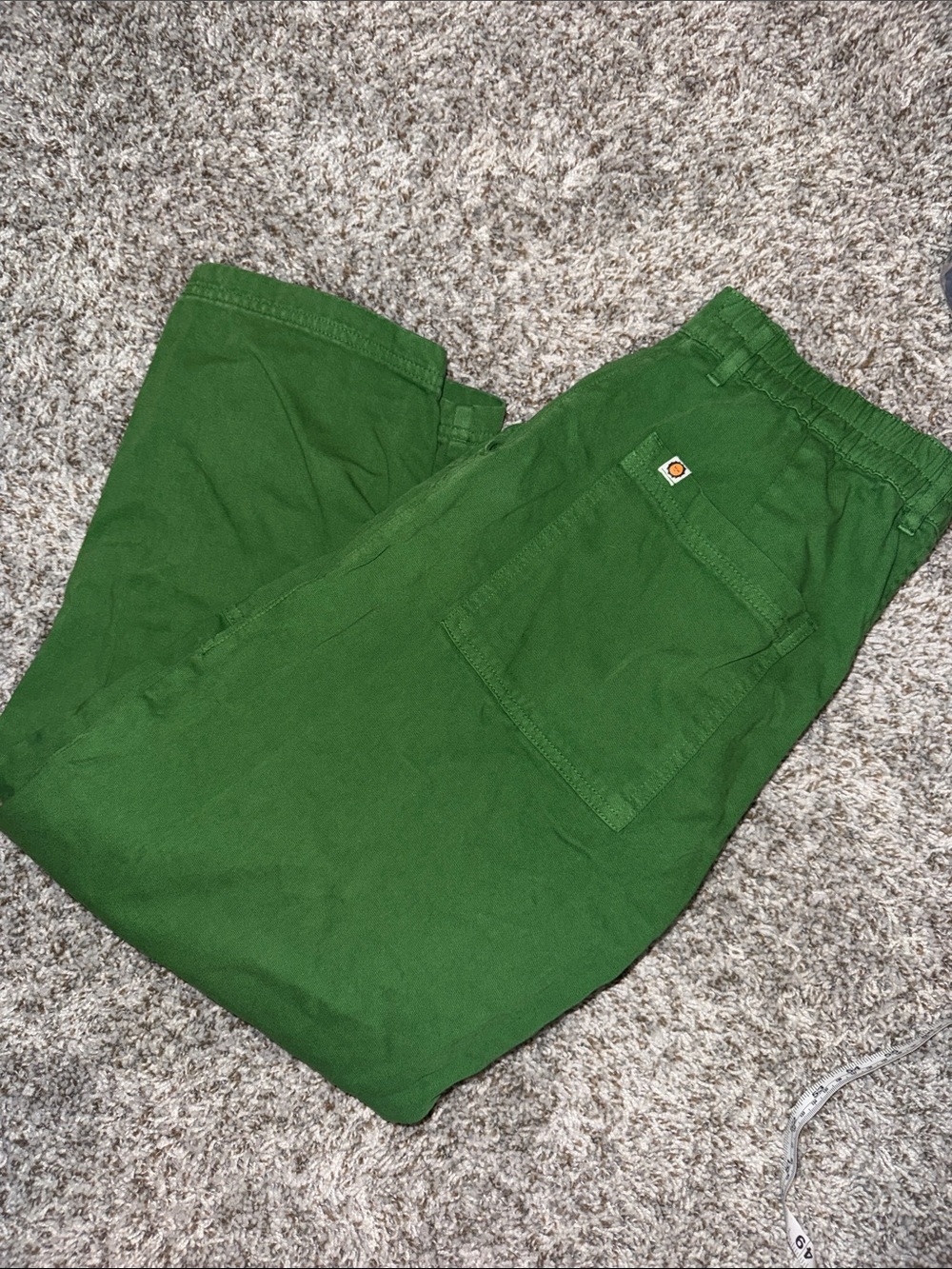 Big Bud Press Kelly Green Cargo Pants with Utility Pockets - Picture 4 of 4